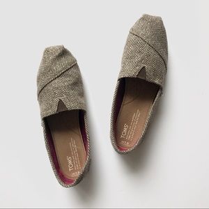 TOMS Karsen Classic Brown Metallic Tweed